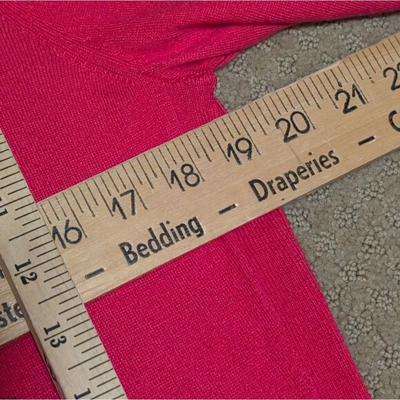 NWT Talbots hot pink lightweight crab sweater size Large sealift saltlife boat - Picture 3 of 8